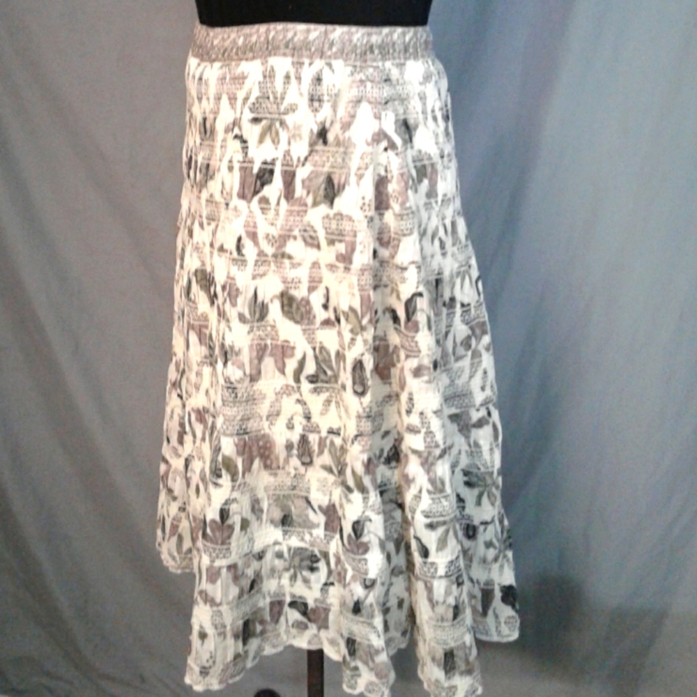 Tory Burch printed skirt size 10